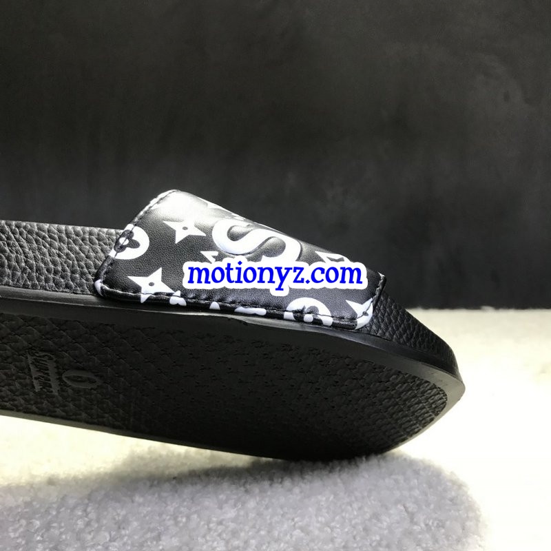 Supreme Black Slide